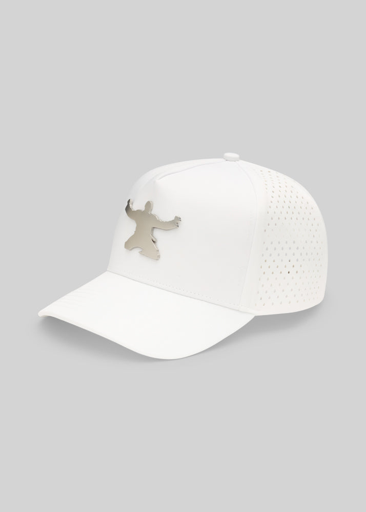 Casquette Teddy Riner | Signature réglable perforée | Deluxe | Logo en acier finition argent