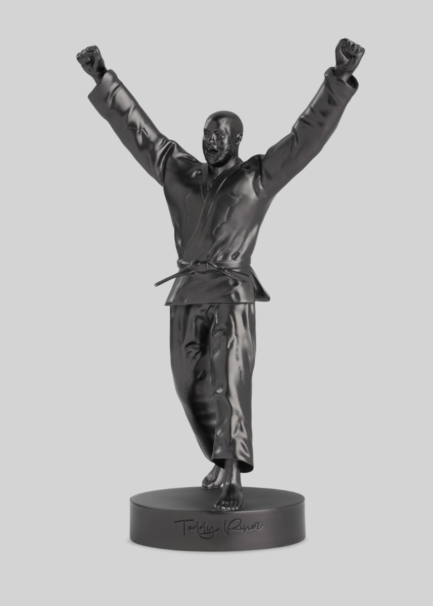 13 | LOT 13 | Statuette Teddy Riner | Noire - à Debout - #3