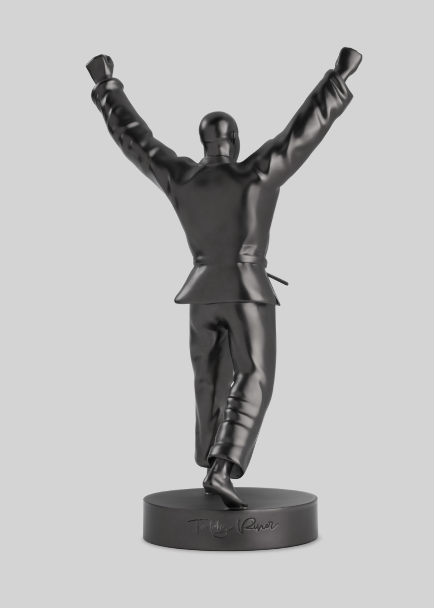 13 | LOT 13 | Statuette Teddy Riner | Noire - à Debout - #3