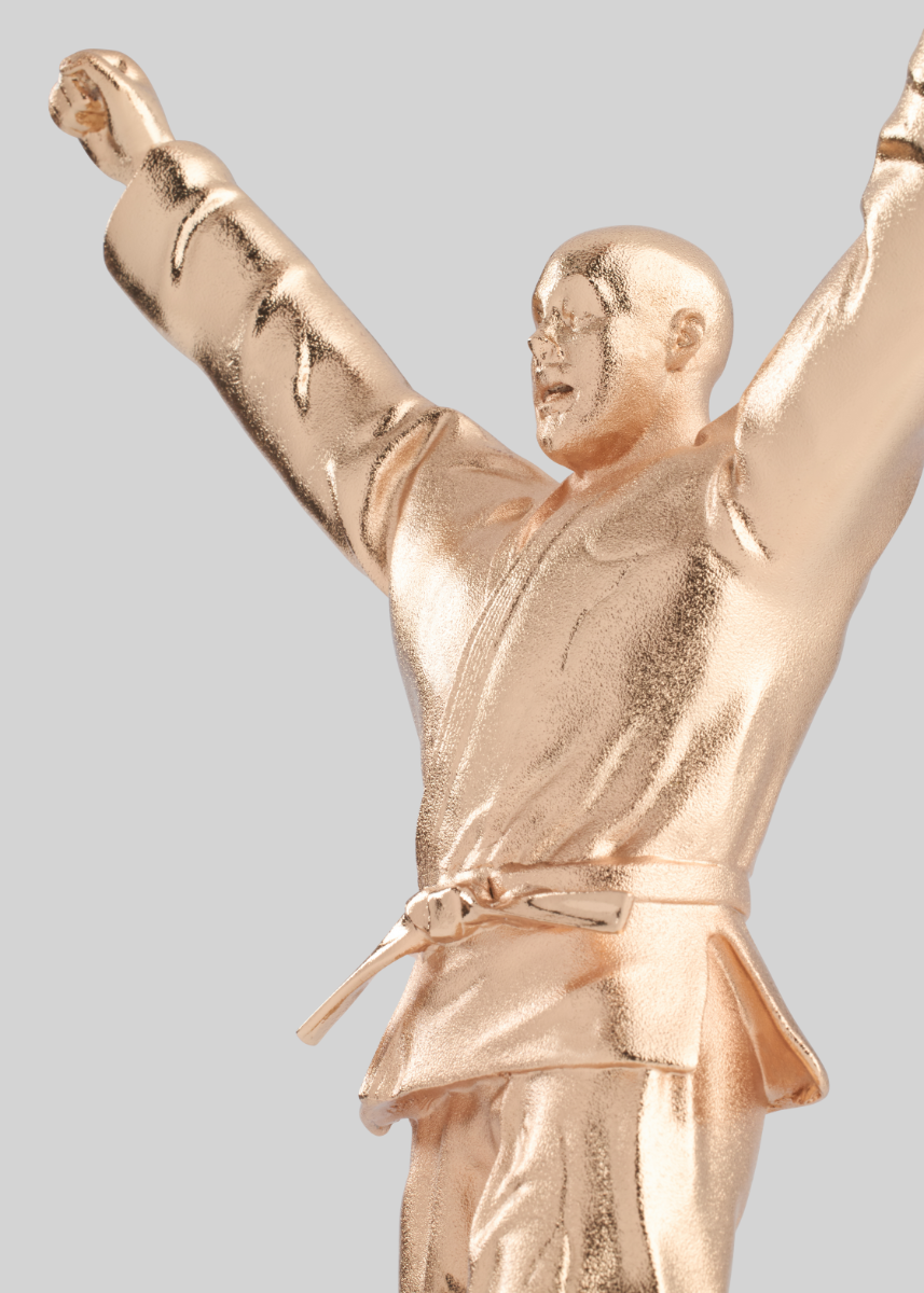 11 | LOT 11 | Statuette Teddy Riner | Dorée - Debout - #3